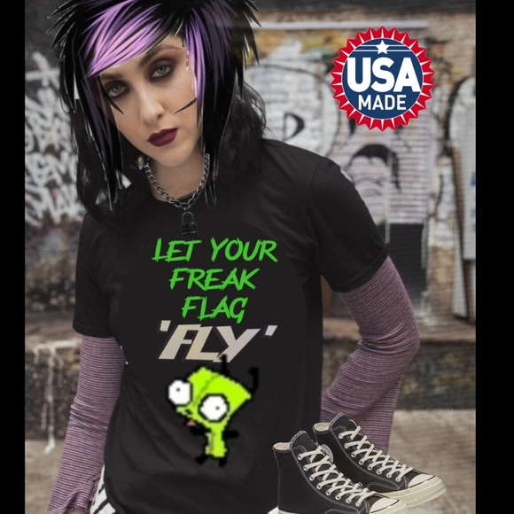 PEPEPROMOTIONS Custom T "Let Your freak flag Fly" - Picture 1 of 1